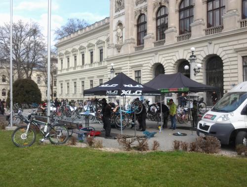 Fahrradservicetage bei der KFU